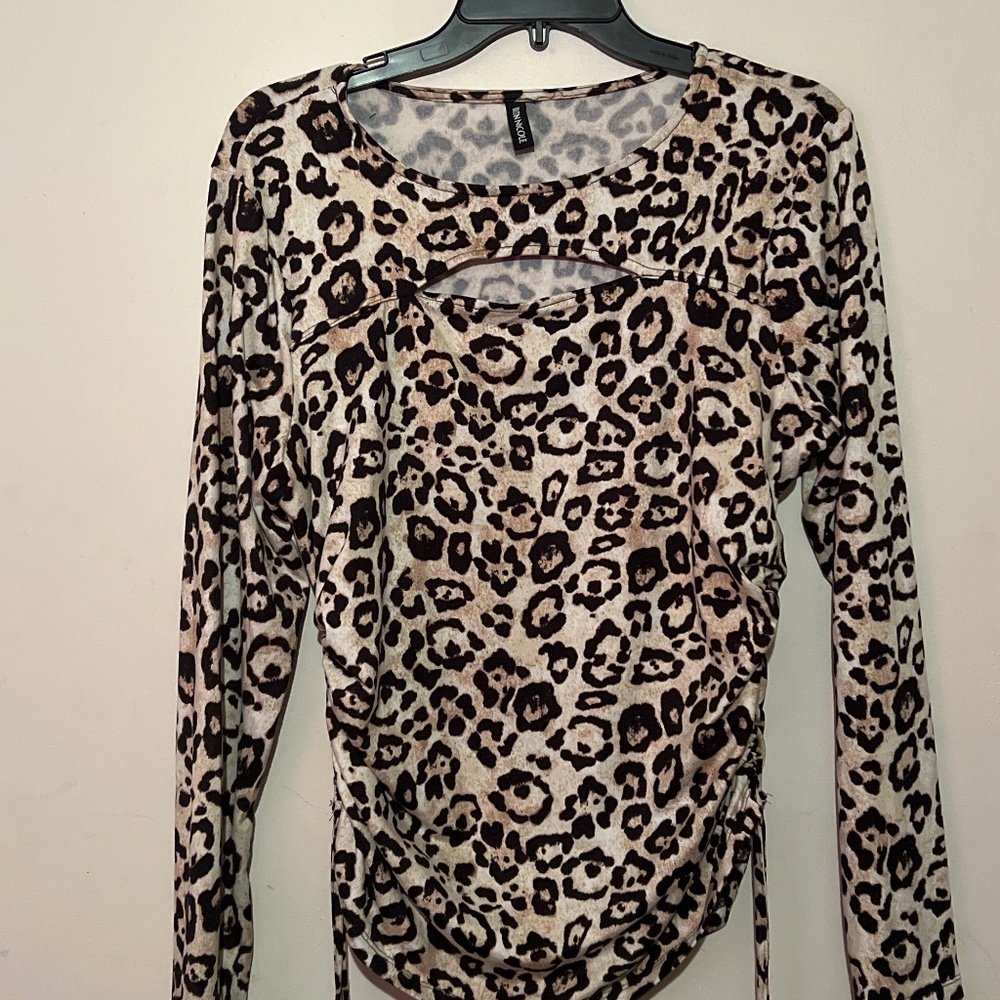 Women’s leopard print shirt